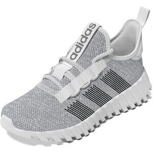 NWT Adidas Boy's Kaptir Flow Kids' Shoes, Black/Silver/Grey- Size 2
